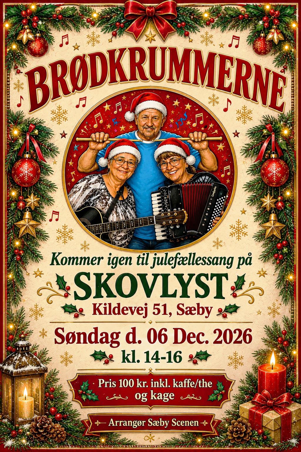 2026 12 06 Broedkrummerne julemusik Skovlyst Saeby